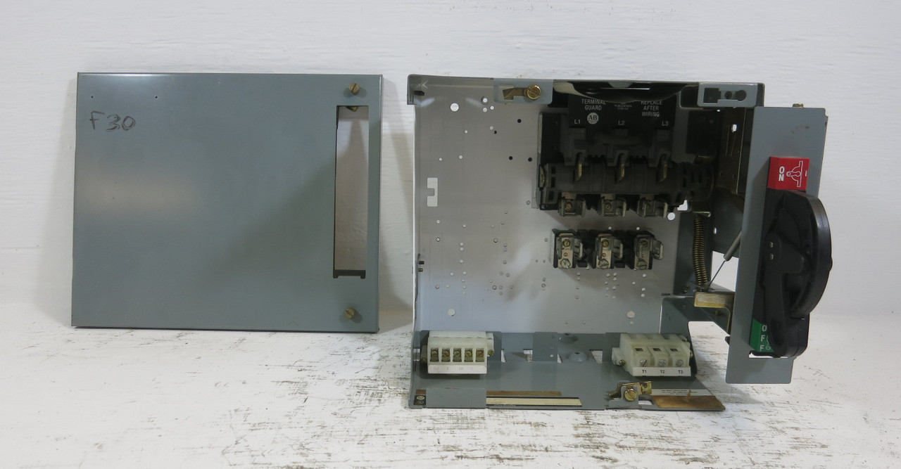 Allen Bradley 2100 Centerline 60 Amp Fusible 12" MCC Feeder Bucket AB 60A (BJ0971-1)