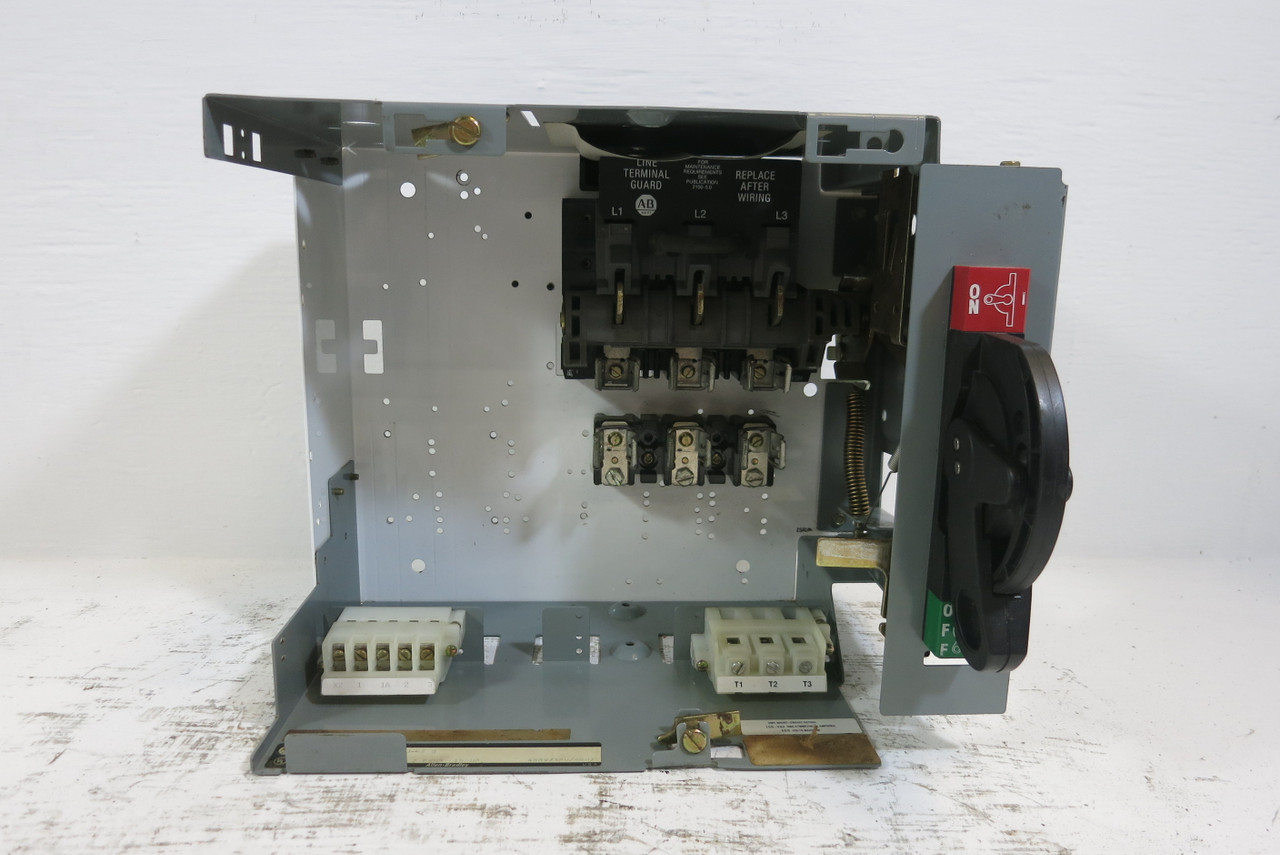 Allen Bradley 2100 Centerline 60 Amp Fusible 12" MCC Feeder Bucket AB 60A (BJ0971-1)