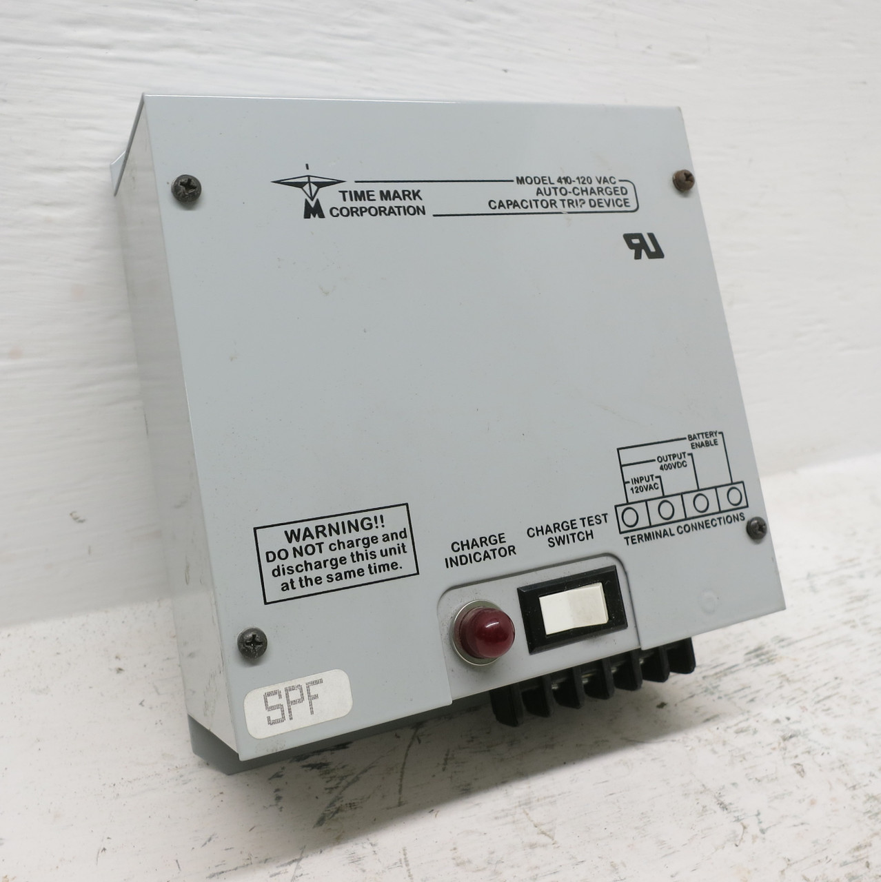 Time Mark 410-120 VAC Auto-Charged Capacitor Trip Device 410-120VAC (DW6837-1)