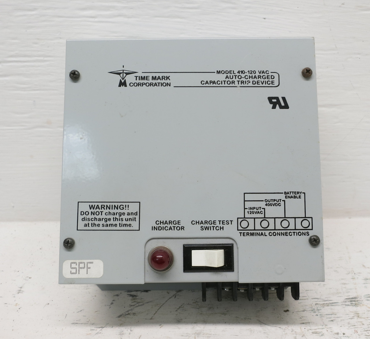 Time Mark 410-120 VAC Auto-Charged Capacitor Trip Device 410-120VAC (DW6837-1)