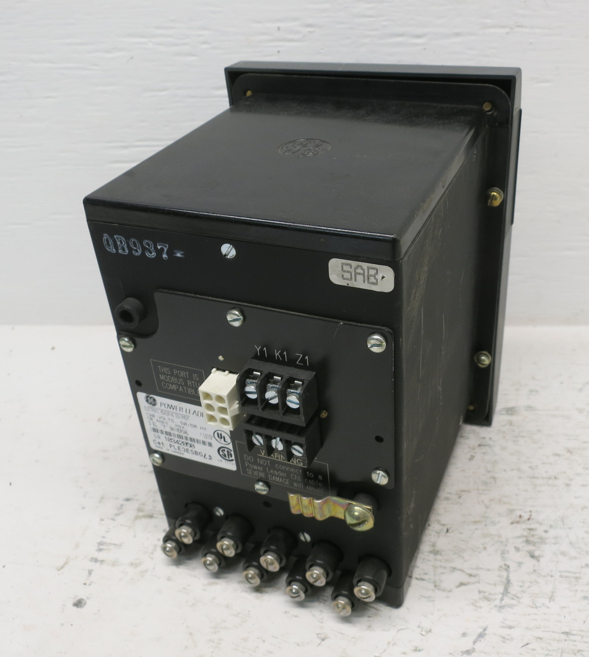 GE PLE3ESBG13 Power Leader EPM Electronic Meter Relay PLE3ESBG-13 PLEPM (DW6838-1)