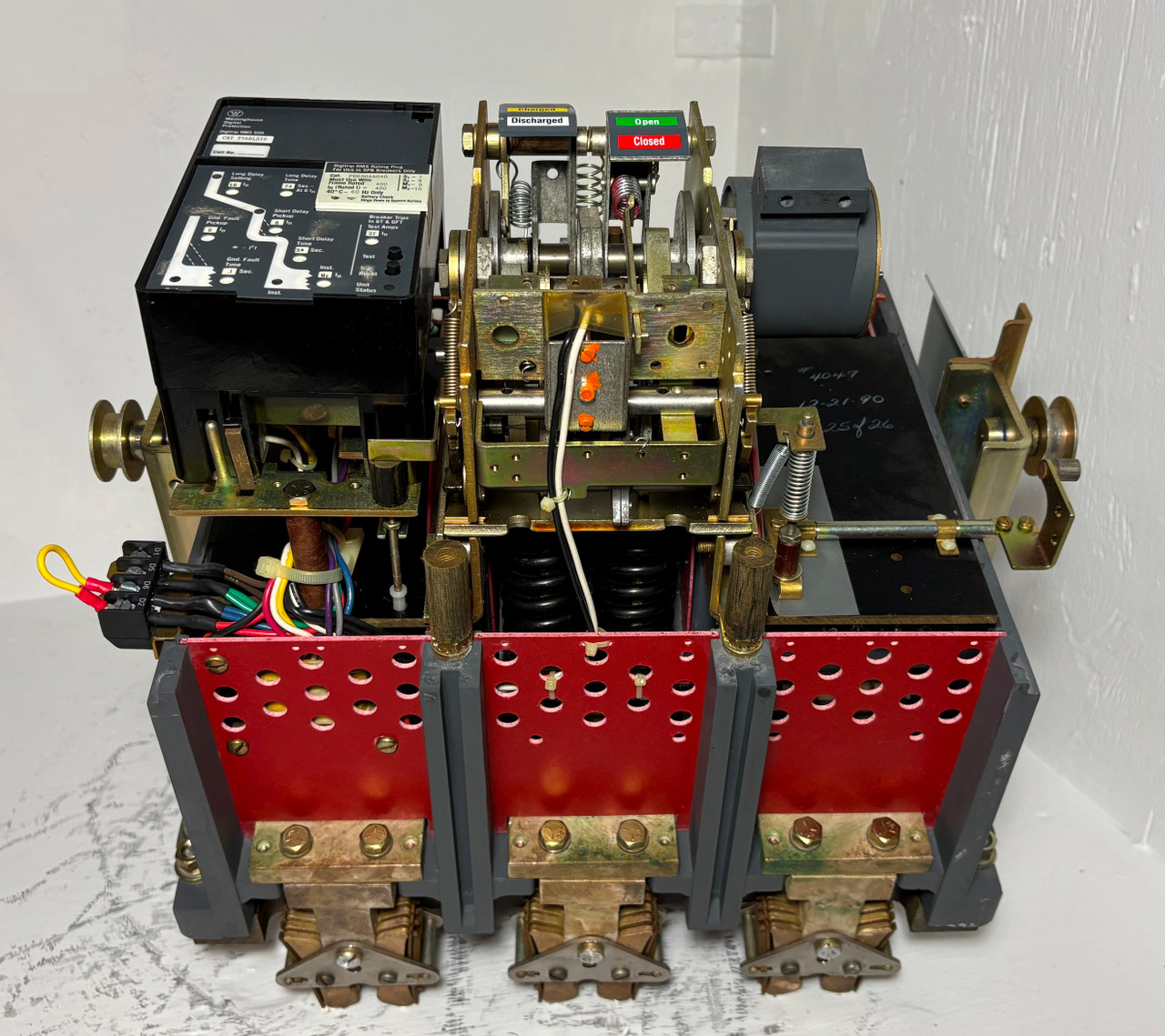 Westinghouse SPB 100 SPBR34D56 400A Pow-R LSIG Breaker w/ 400 Amp Plug 3P Ground (EM5356-3)