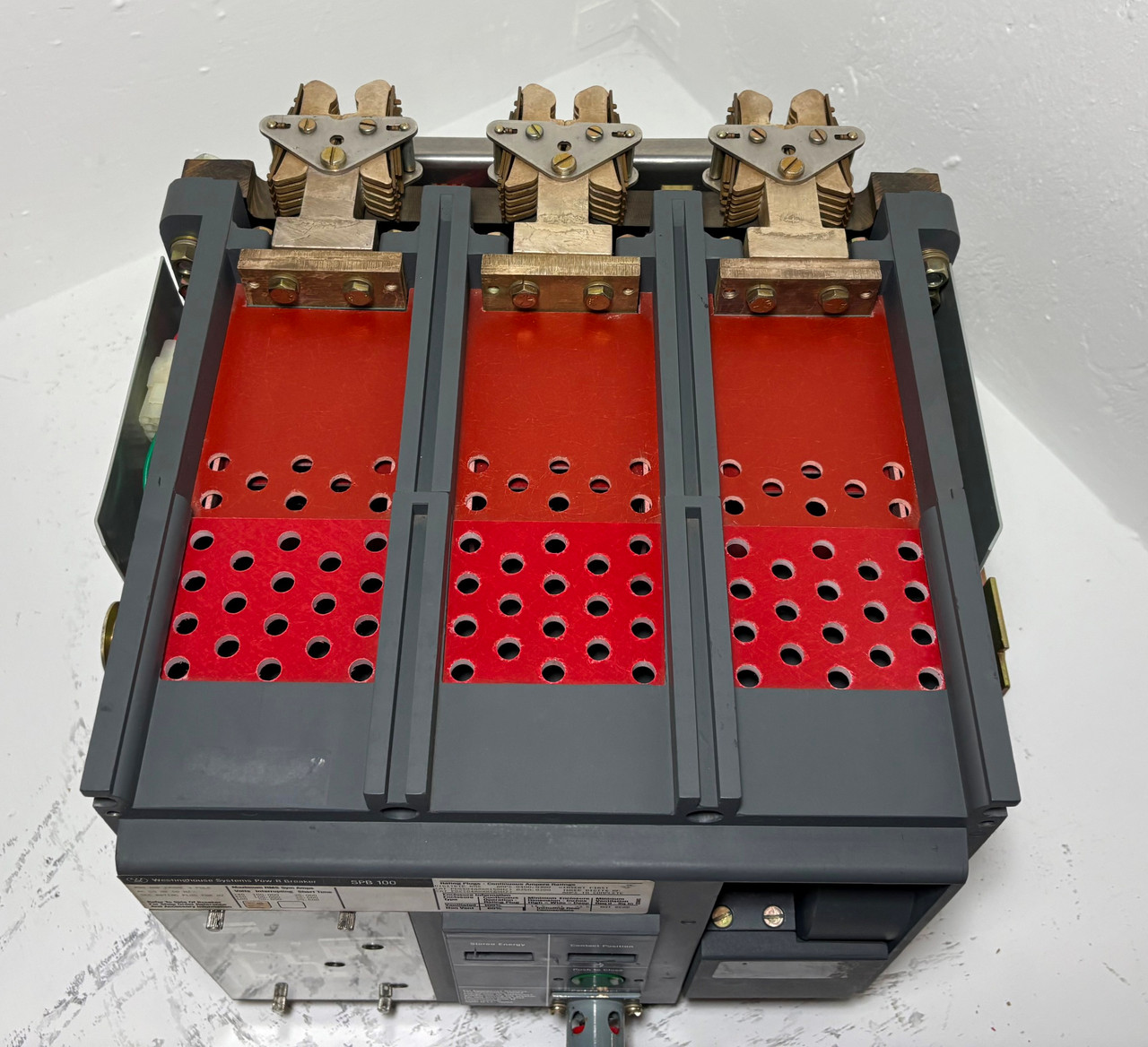 Westinghouse SPB 100 SPBR34D56 400A Pow-R LSIG Breaker w/ 400 Amp Plug 3P Ground (EM5356-3)