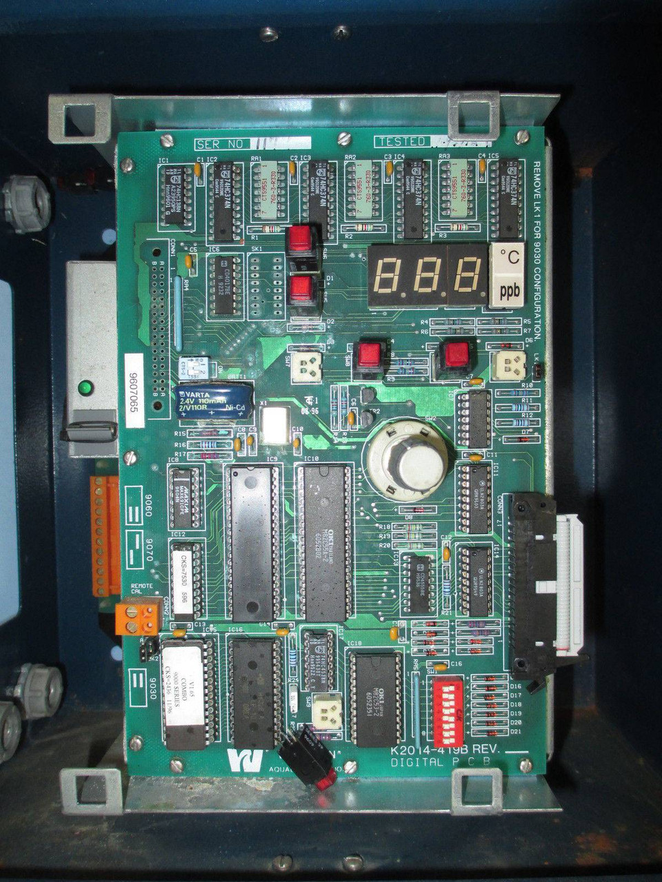 Waltron uAI 9030 Sodium Ion Analyzer K2014-419B Display Interface Tester Monitor (EBI4898-2)