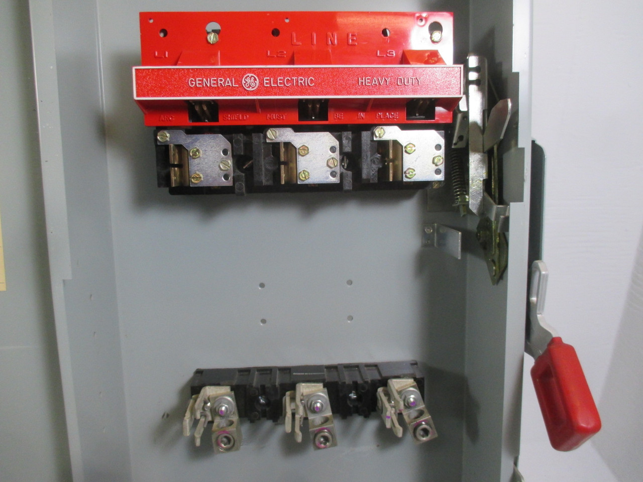GE TH3364 200A 600V Model 7 Heavy Duty Fusible Safety Switch General Electric (AH0356-1)