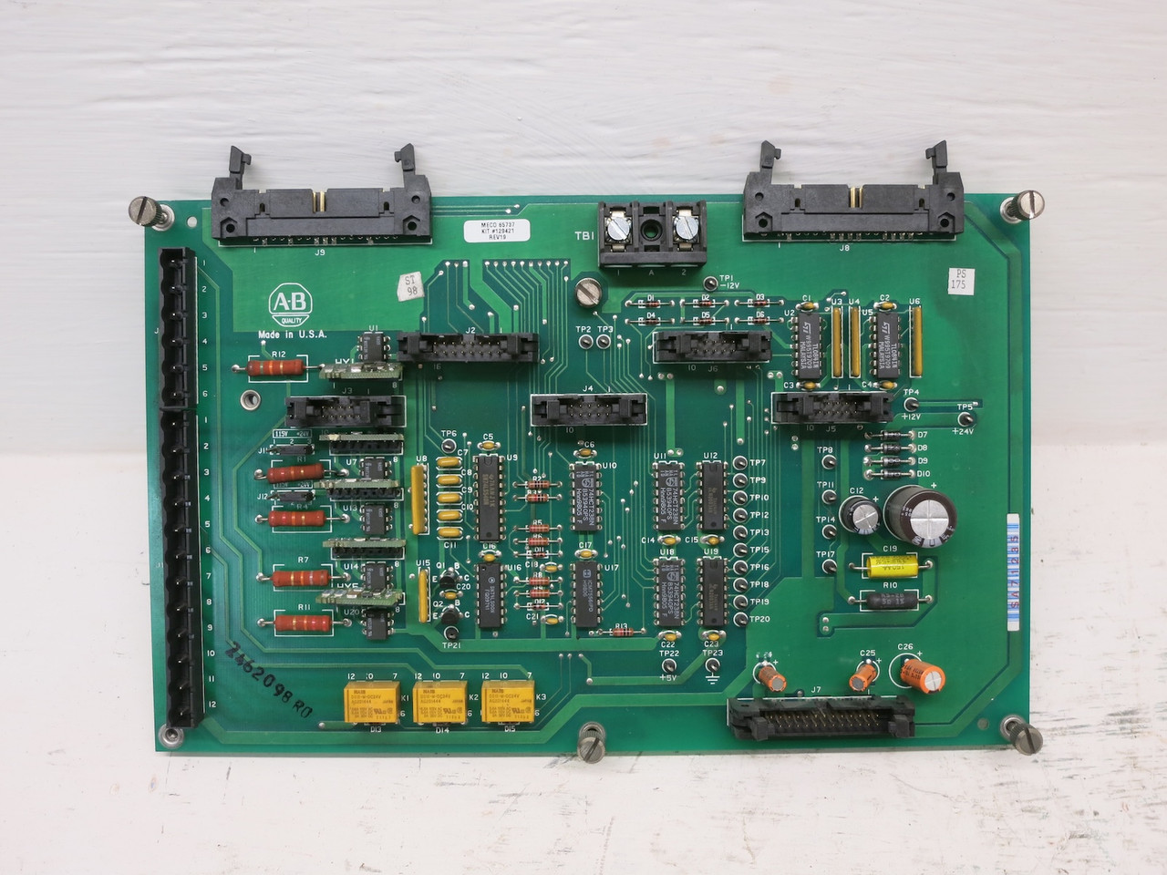 Image of Allen Bradley 129421 19 1395 DC Drive Control Board 65737 PCB 129708-02