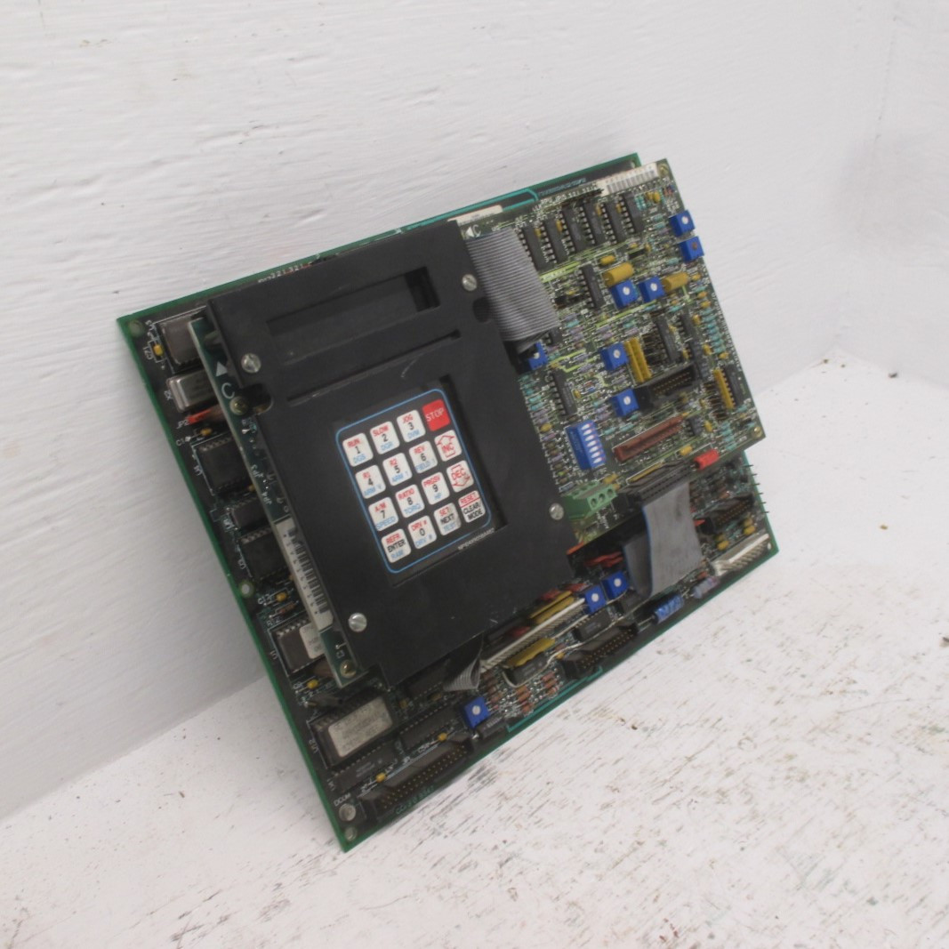 GE F31X300CCHALG2 Control Card w/ Process Interface & Programmer Card PLC Board (AH0361-1)