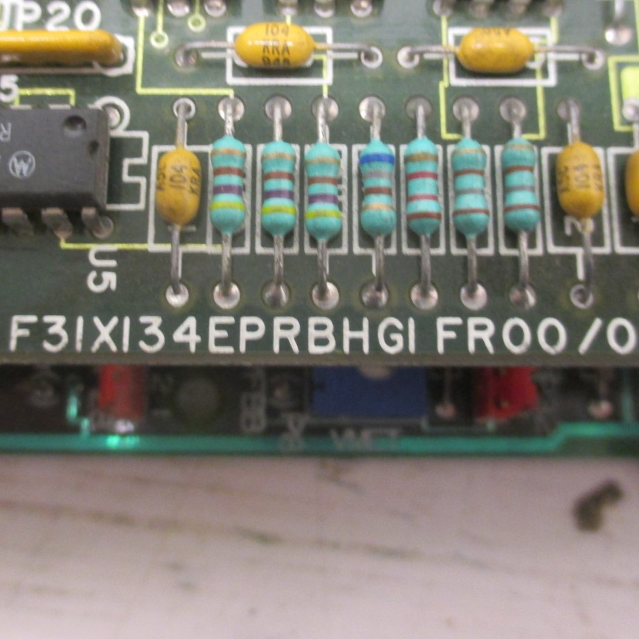GE F31X300CCHALG2 Control Card w/ Process Interface & Programmer Card PLC Board (AH0361-1)
