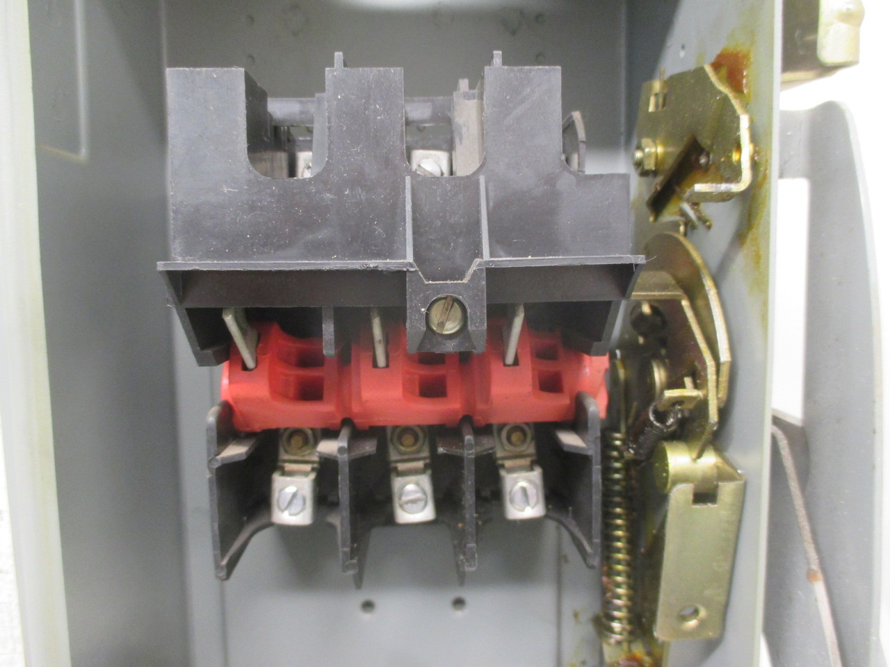 Square D HU361A Ser. E1 30 Amp 600V 12K Non-Fusible Safety Switch Disconnect 30A (AH0368-1)