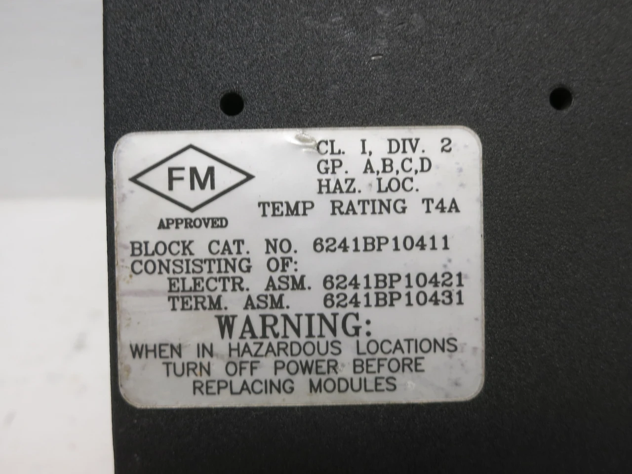 Taylor ABB MOD 300 6241BP10421C-T Input Output PLC Module 6241BP10411 Source I/O (DW6849-1)