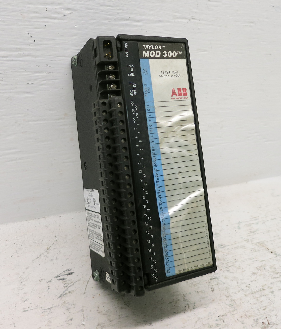 Taylor ABB MOD 300 6241BP10421B-N Input Output PLC Module 6241BP10411 Source I/O (DW6855-7)