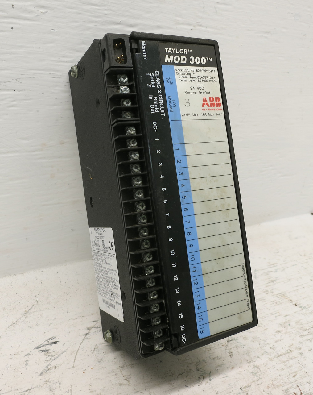 Image of Taylor ABB MOD 300 6240BP10421D-T Input Output PLC Module 6240BP10411 Source I/O