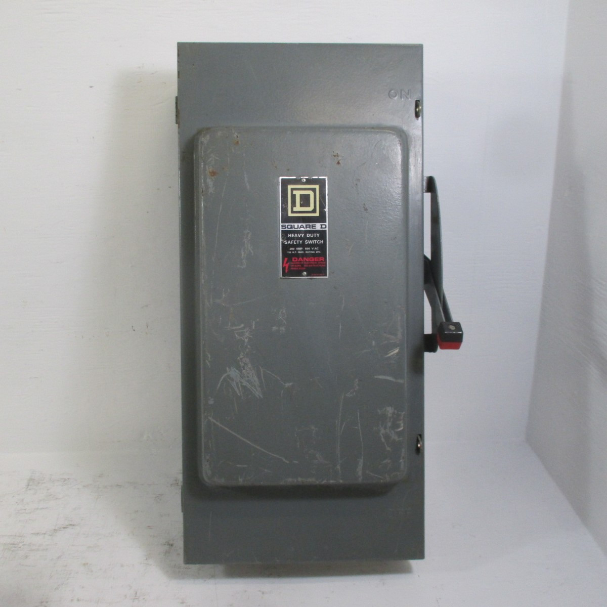 Square D H-364 200A 600V Fusible Safety Switch Disconnect H364 200 Amp E1 (AH0379-1)