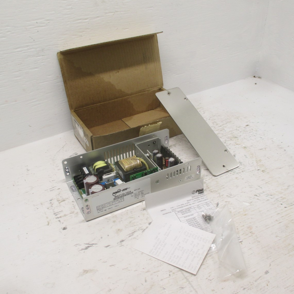 NEW Power-One MAP130-1024 Rev. AQ Power Supply 110V/60Hz 3.3A 230/50Hz 1.8A NIB (AH0384-1)