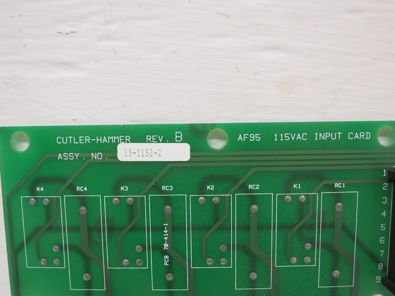Cutler Hammer 15-1152-2 AF95 Input Card SV9000 70-414-1 Board VS Drive (DW6867-1)
