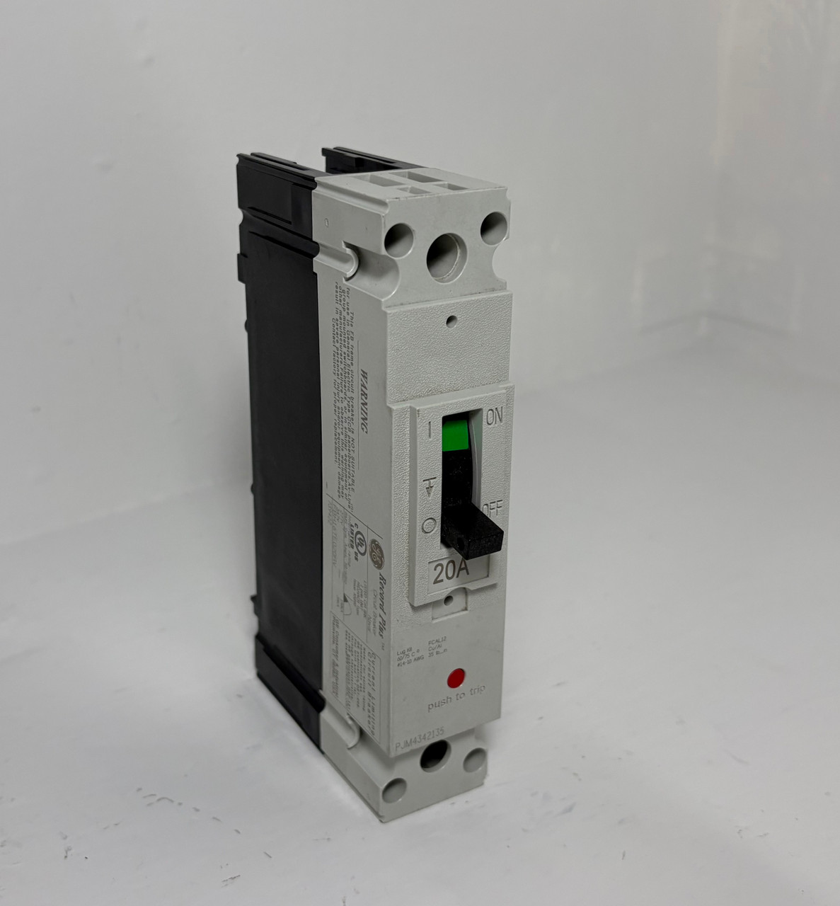 Image of GE FBH16TE020RV 20A Record Plus 1P Circuit Breaker 277V 20 Amp General Electric