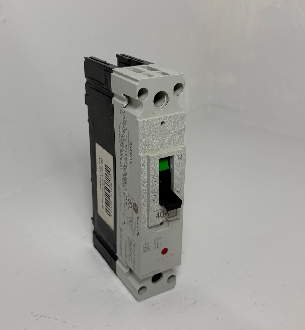 Image of GE FBN16TE040RV 40A Record Plus 1P Circuit Breaker 277V 40 Amp General Electric