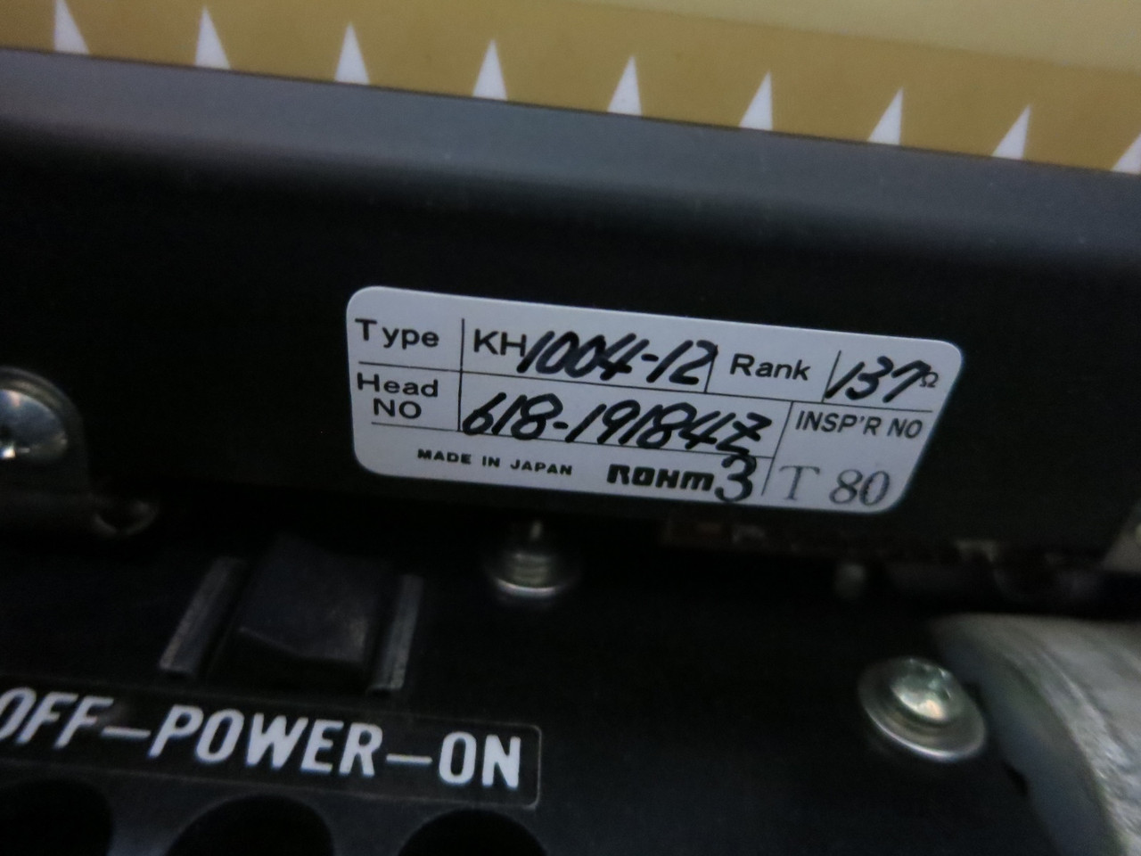 Esterline Angus EAsi/Graph Chart Recorder KH 1004-12 (DW6873-1)