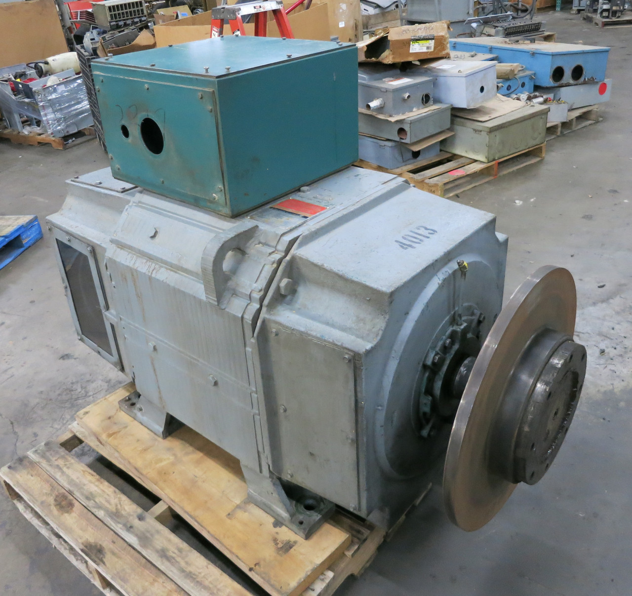 Reliance 300 HP DC Motor B588ATZ 500V 850/1200 RPM Type TR 480A 500 VDC SPSV (DW6883-1)