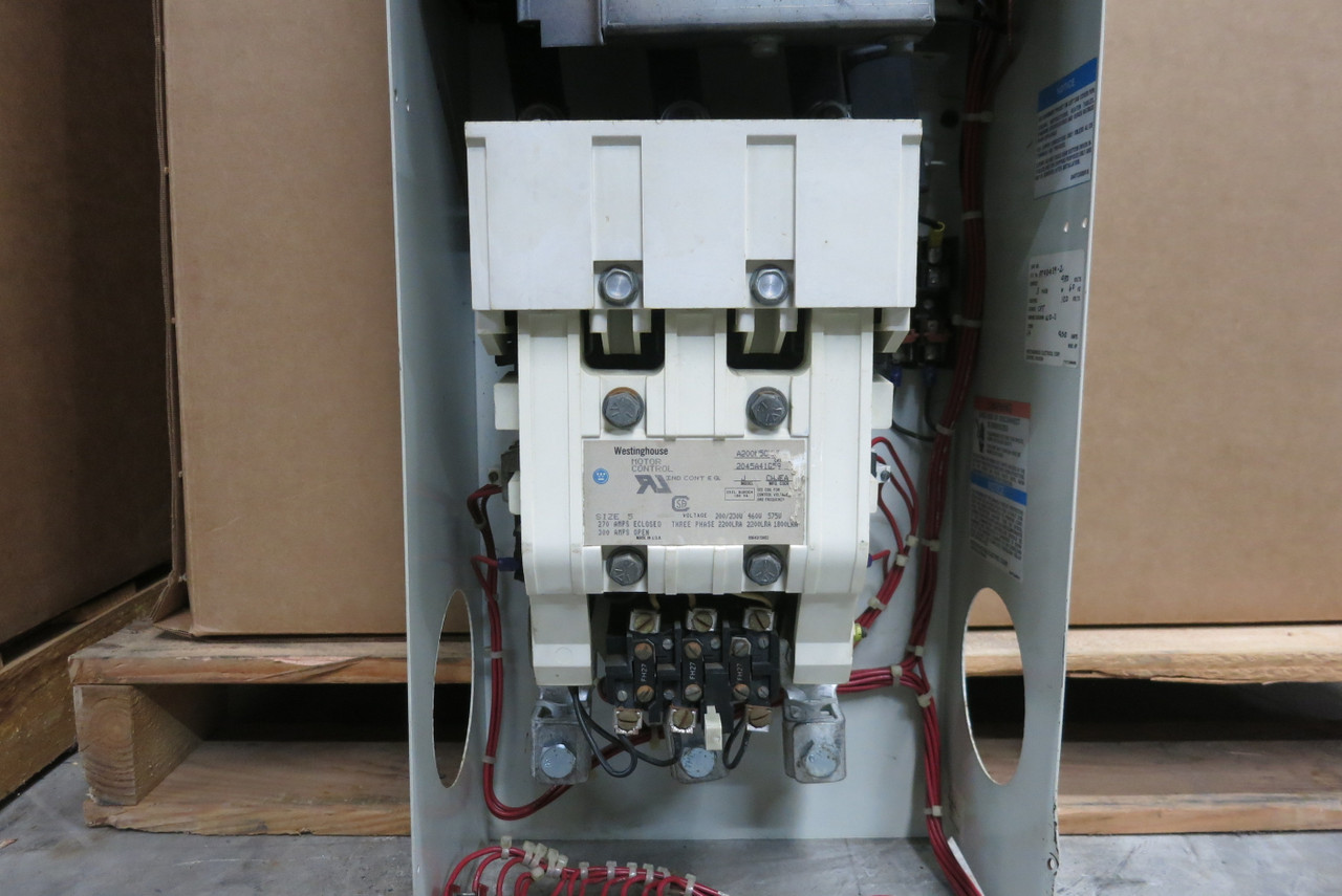 Westinghouse Type W 250 Amp Breaker Size 5 Starter 36" MCC Bucket 250A (BJ0983-1)