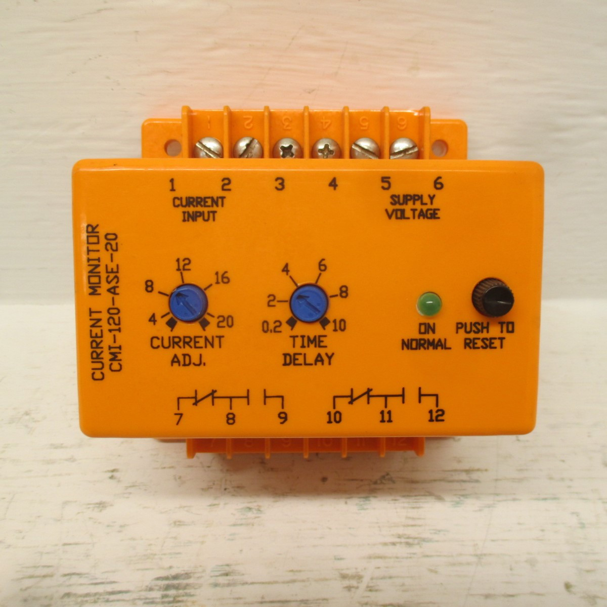 Diversified Electronics CMI-120-ASE-20 Current Monitor 120VAC 10 Amps at 120 VAC (AH0423-1)
