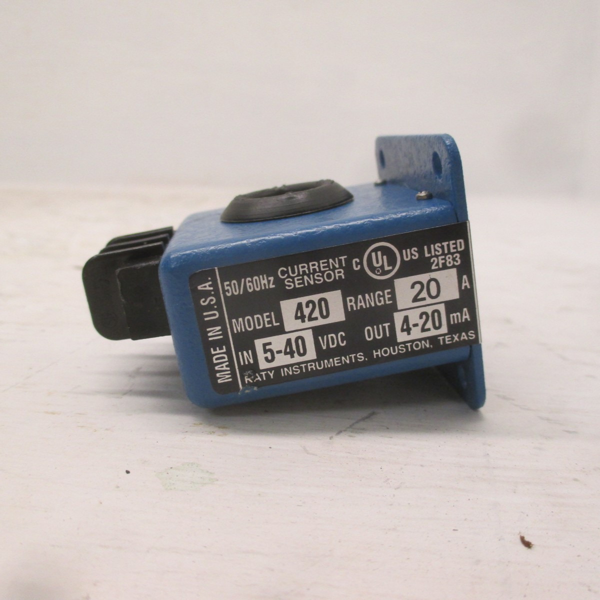 KIS 420L-20 Current Sensor 20A 5-40 VDC - 4-20 mA Katy Instruments 420L20 (AH0432-1)