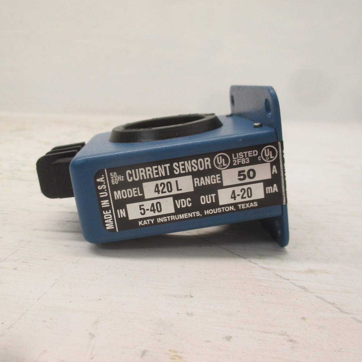 KIS 420L-50 Current Sensor 50A 5-40 VDC - 4-20 mA Katy Instruments 420L50 (AH0431-1)