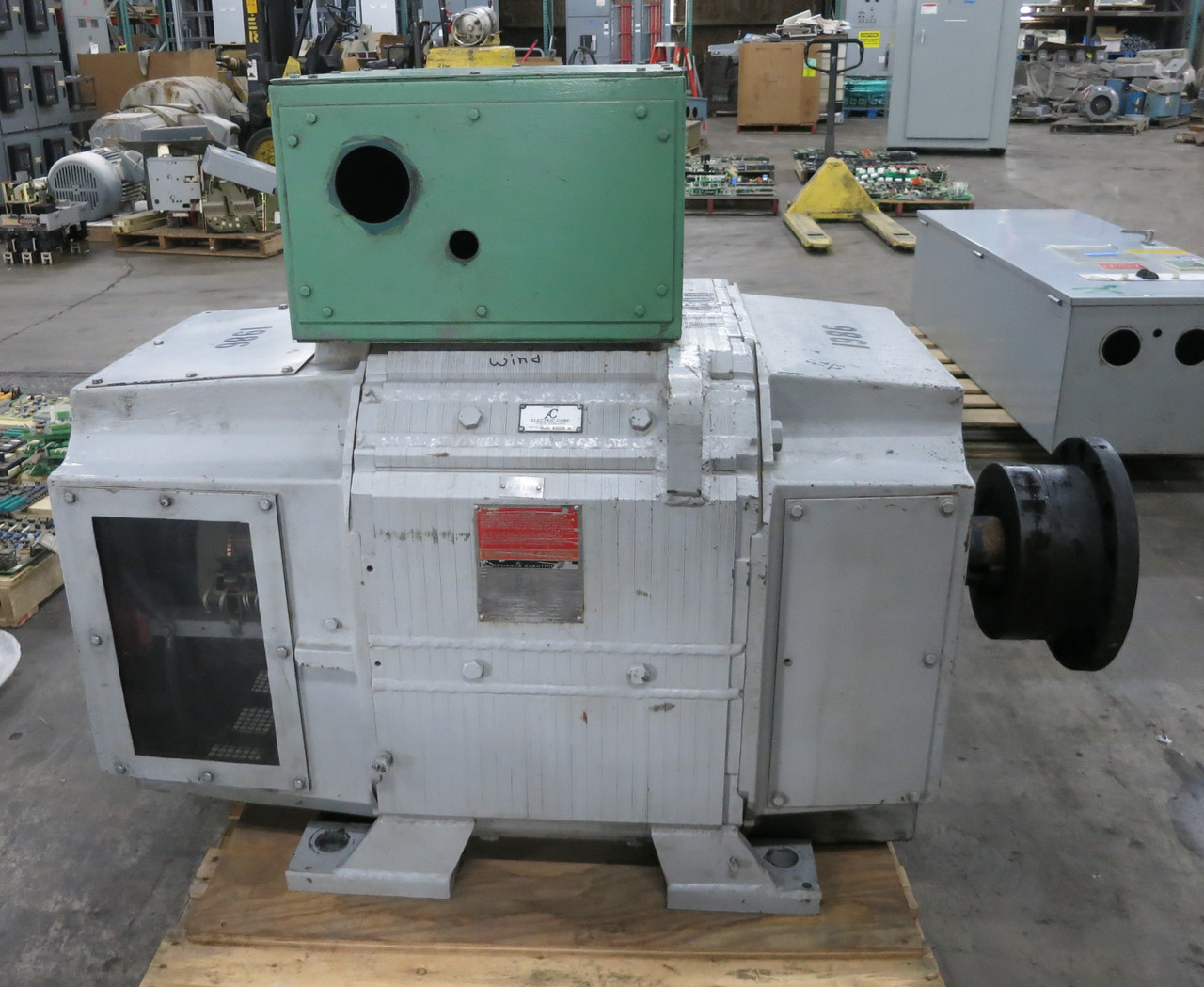 Reliance 300 HP DC Motor B587ATZ 500V 1150/1500 RPM Type TR 476A 500 VDC SPSV (DW6894-1)