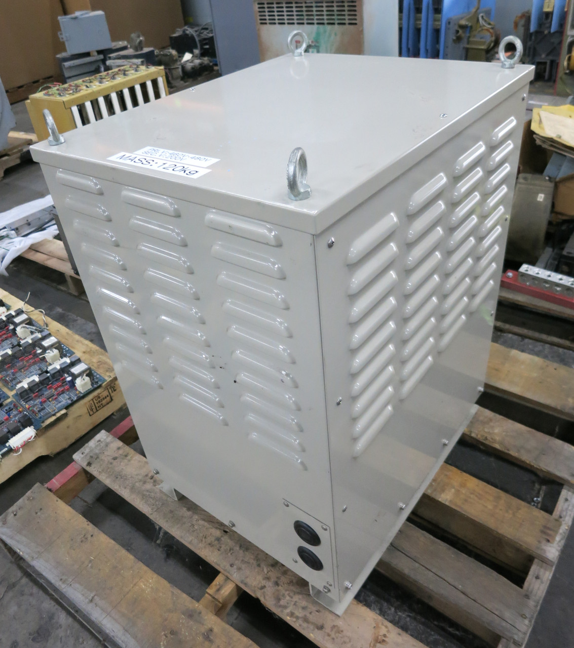 Nunome 10.4 kVA Transformer 460/480 to 200V 3PH Dry Type NETH010.4KUL6701-30A (DW6895-1)