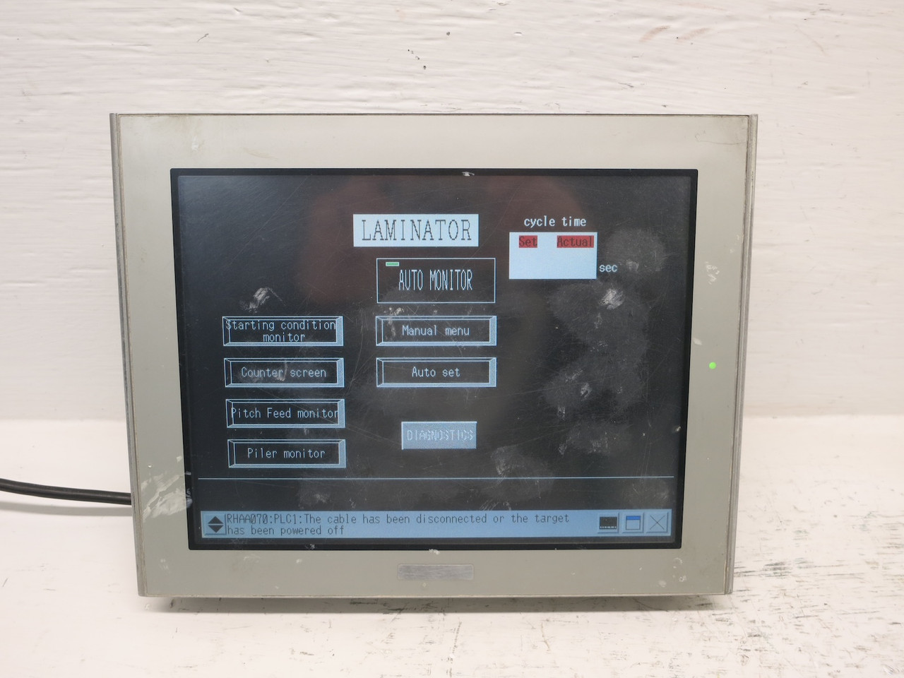 Pro-face AGP3500-T1-AF HMI Touch Panel Display 3280035-54 10" PLC Screen (DW6898-1)