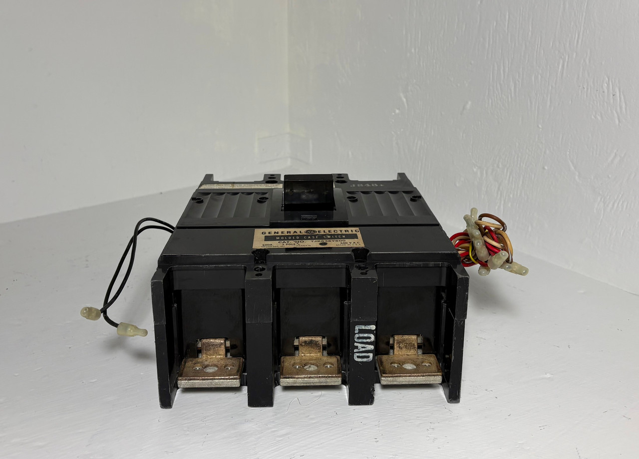 GE TJK636Y600 600A Molded Case Switch w/ Shunt & Aux 3P 600 Amp General Electric (EM5396-1)