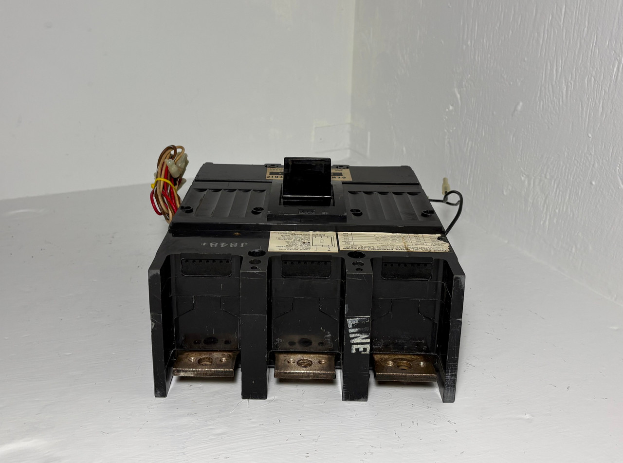 GE TJK636Y600 600A Molded Case Switch w/ Shunt & Aux 3P 600 Amp General Electric (EM5396-1)