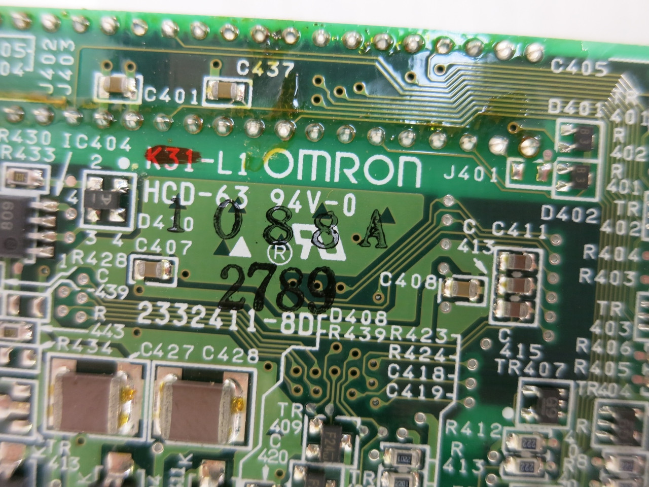 Omron 2332411-8D Control Circuit Board 23324118D HCD-63 94V-0 Card (DW6904-1)