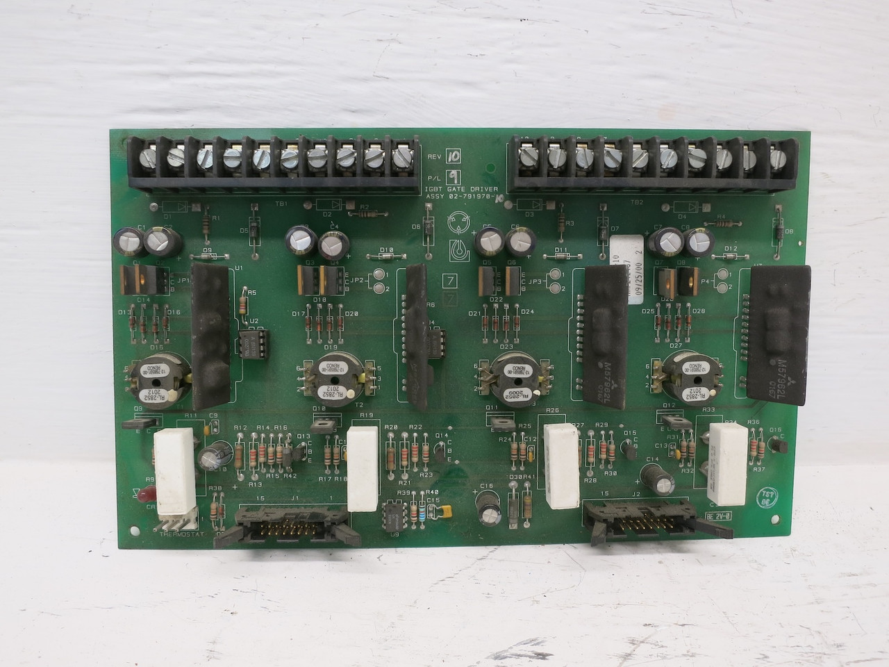Liebert Emerson 02-791970-10 Rev 10 P/L 9 IGBT Gate Driver Board UPS PCB (DW6916-3)