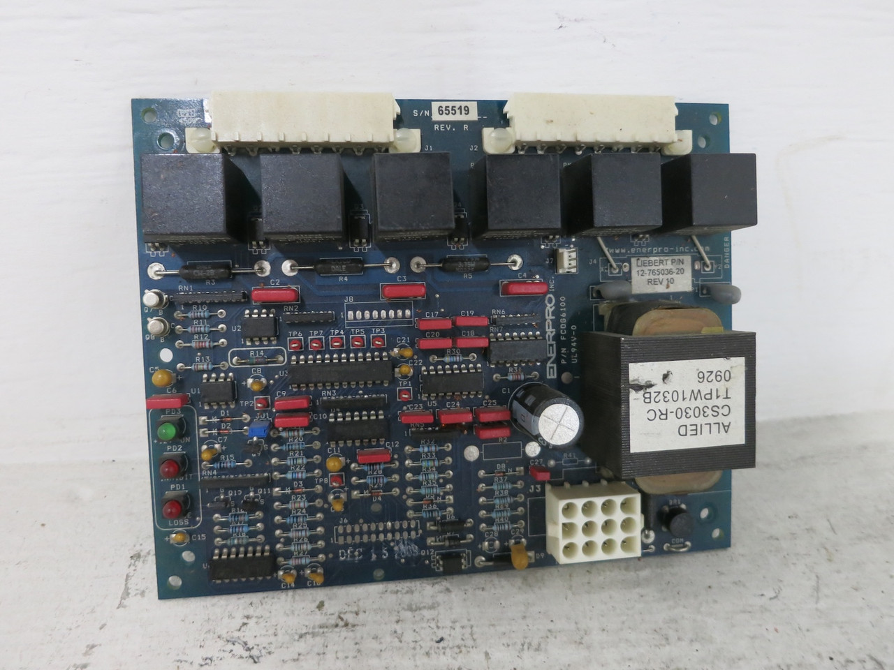 Image of Liebert 12-765036-20 Rev 10 Trigger Board UPS PCB Enerpro FCOG6100