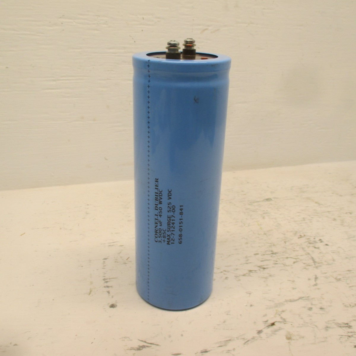 Cornell Dubilier 12-712417-00 Capacitor 3500uF 450 WVDC Max Surge 525 w/ Screws (AH0470-56)