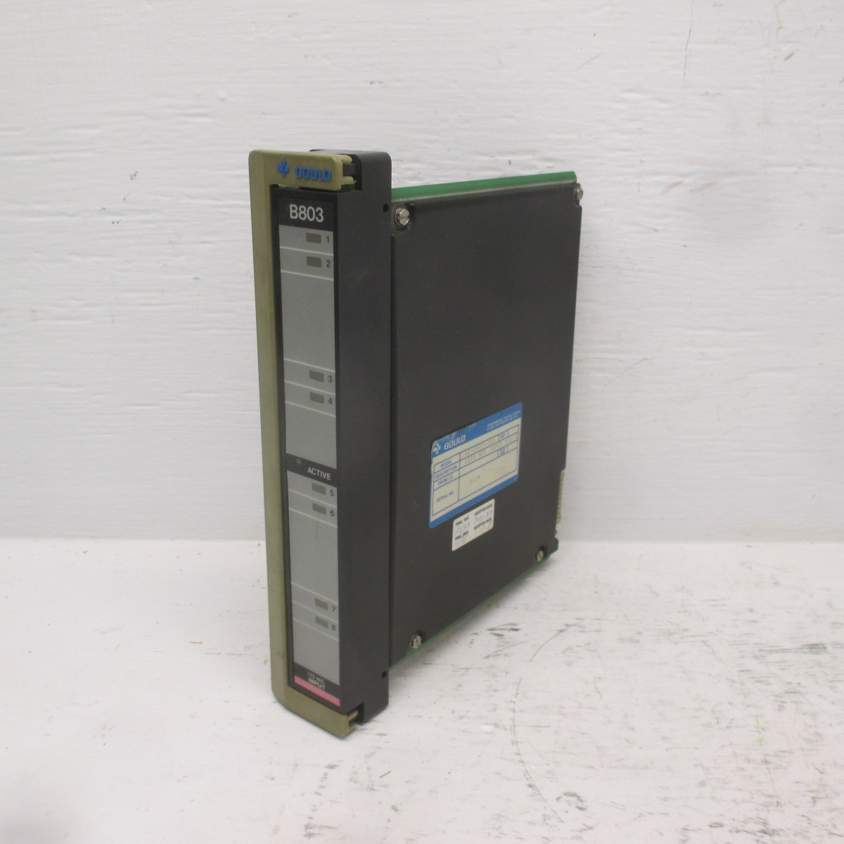 Gould Modicon AS-B803-008 B803 115-VAC Input Module A 8PT I/O PLC (AH0473-1)