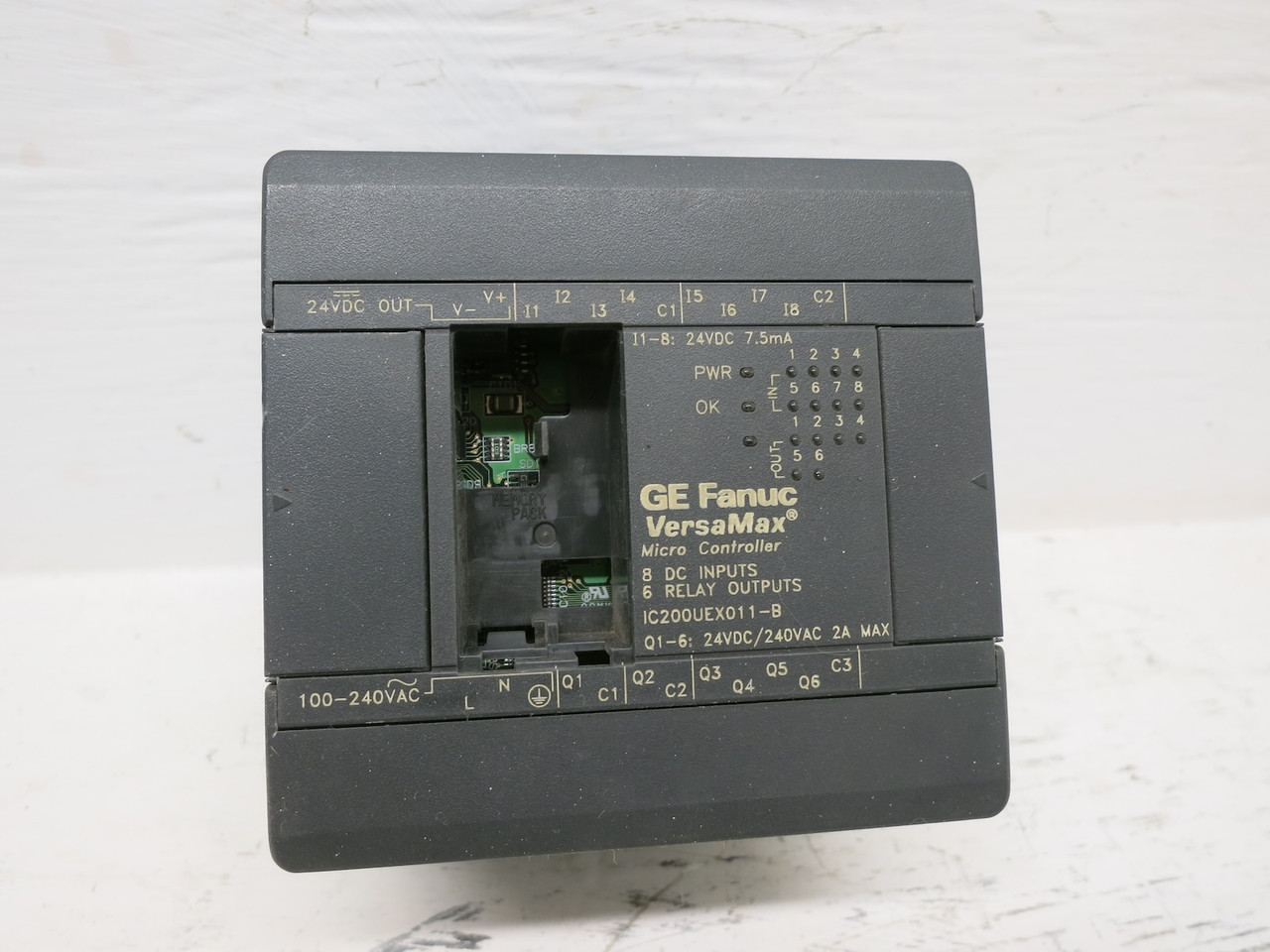 GE Fanuc IC200UEX011-B VersaMax Micro Controller Module PLC I/O Input Output (DW6946-1)