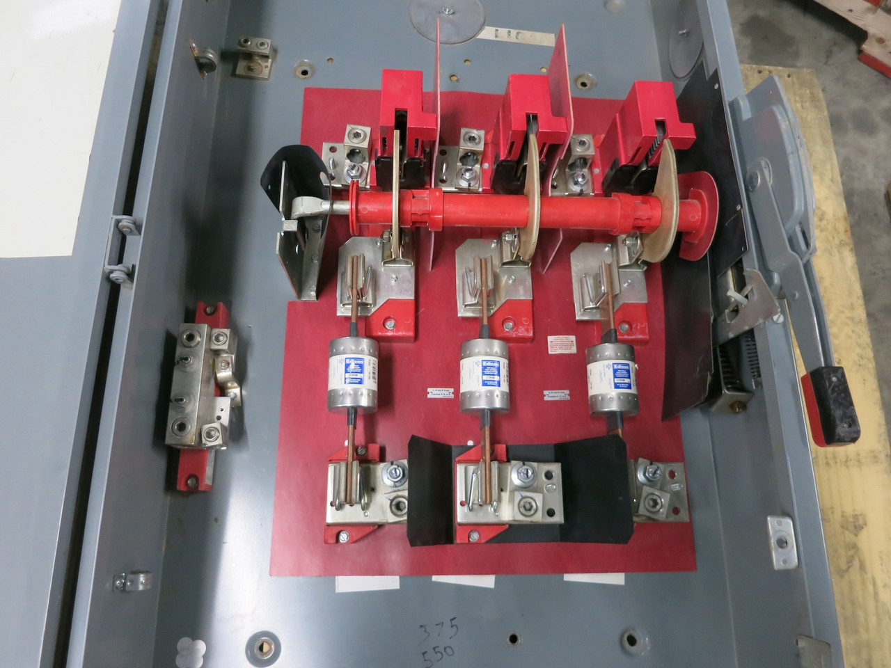 Square D H365NR 400A 600V Fusible Switch Disconnect 400 Amp H365 Outdoor 3R (DW6954-1)