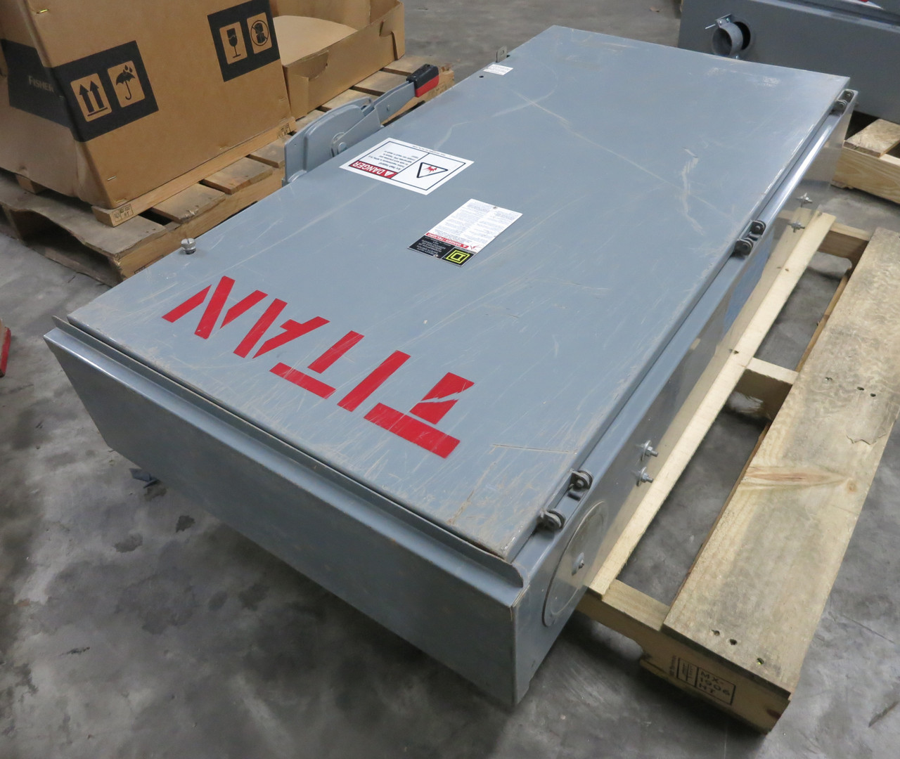 Square D H365NR 400A 600V Fusible Switch Disconnect 400 Amp H365 Outdoor 3R (DW6954-1)