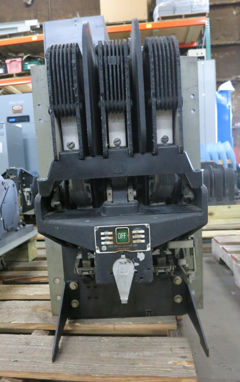 ITE KB 400A Air Circuit Breaker 600V KB400 400 Amp 600 VAC KB400A I-T-E (DW6962-3)