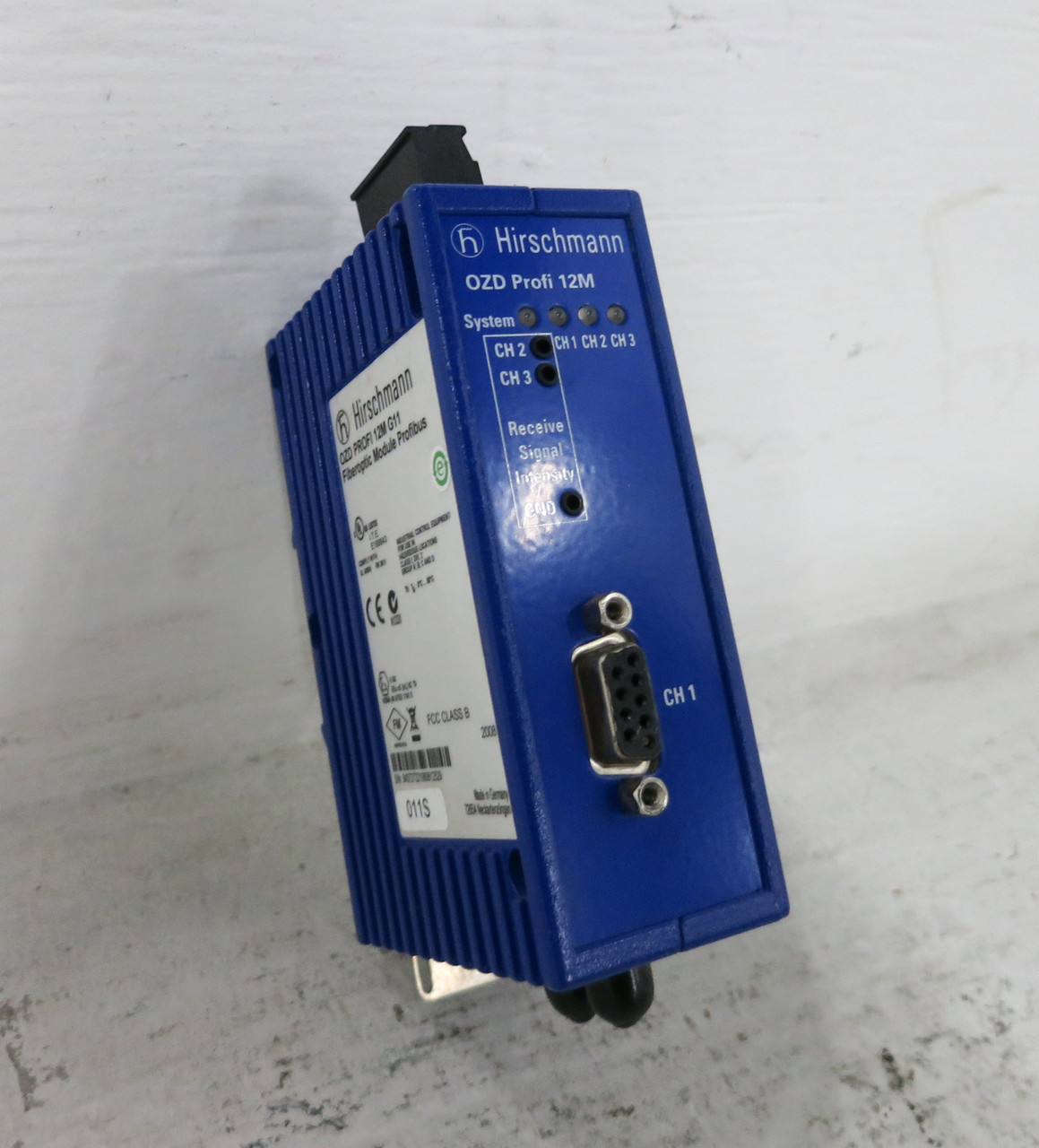 Image of Hirschmann OZD Profi 12M G11 Fiberoptic Module Profibus PLC OZDProfi12MG11