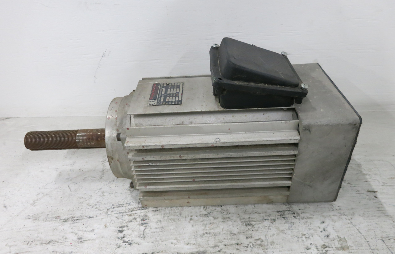 Teknomotor 7180 2 HP AC Electrospindle Motor 230/400V 3PH 1.5kW 890 RPM Spindle (DW6976-1)