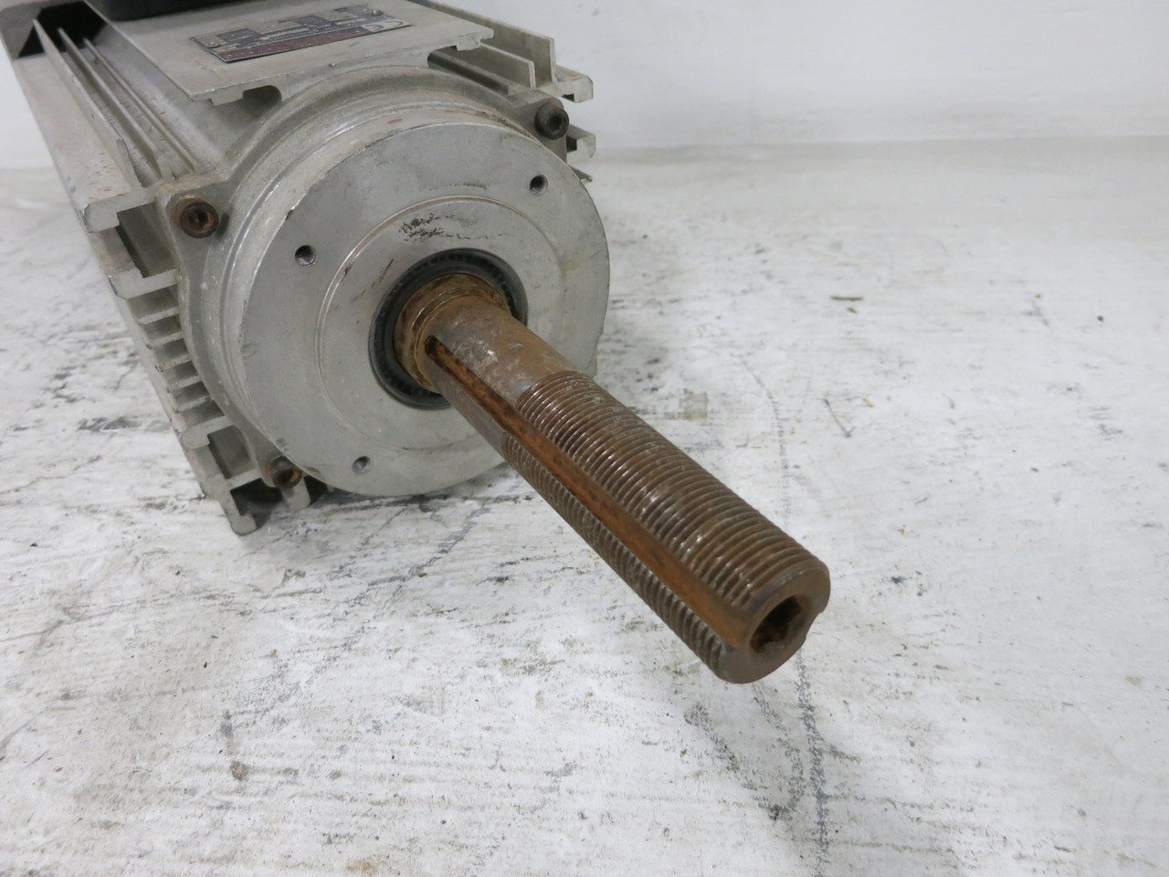 Teknomotor 7180 2 HP AC Electrospindle Motor 230/400V 3PH 1.5kW 890 RPM Spindle (DW6976-1)