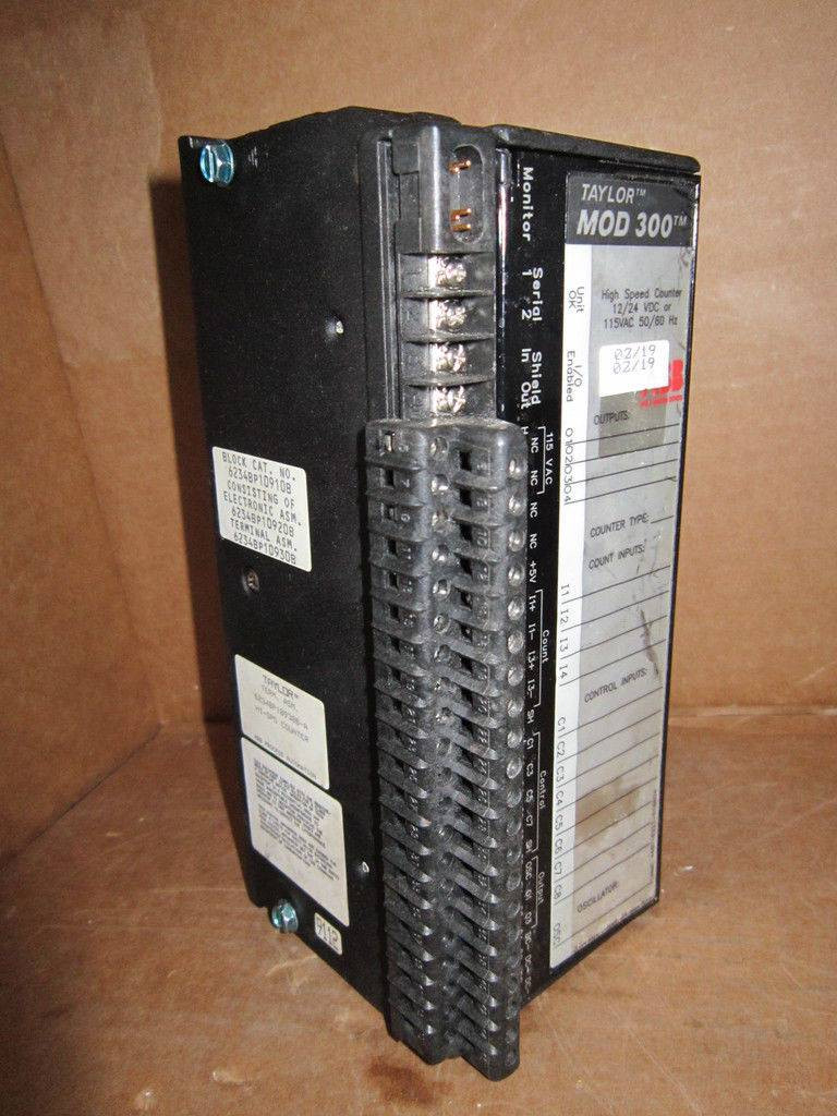 Taylor ABB MOD 300 6234BP10920B-D High Speed Counter PLC Hi Spd 6234BP10910B (EBI4731-1)