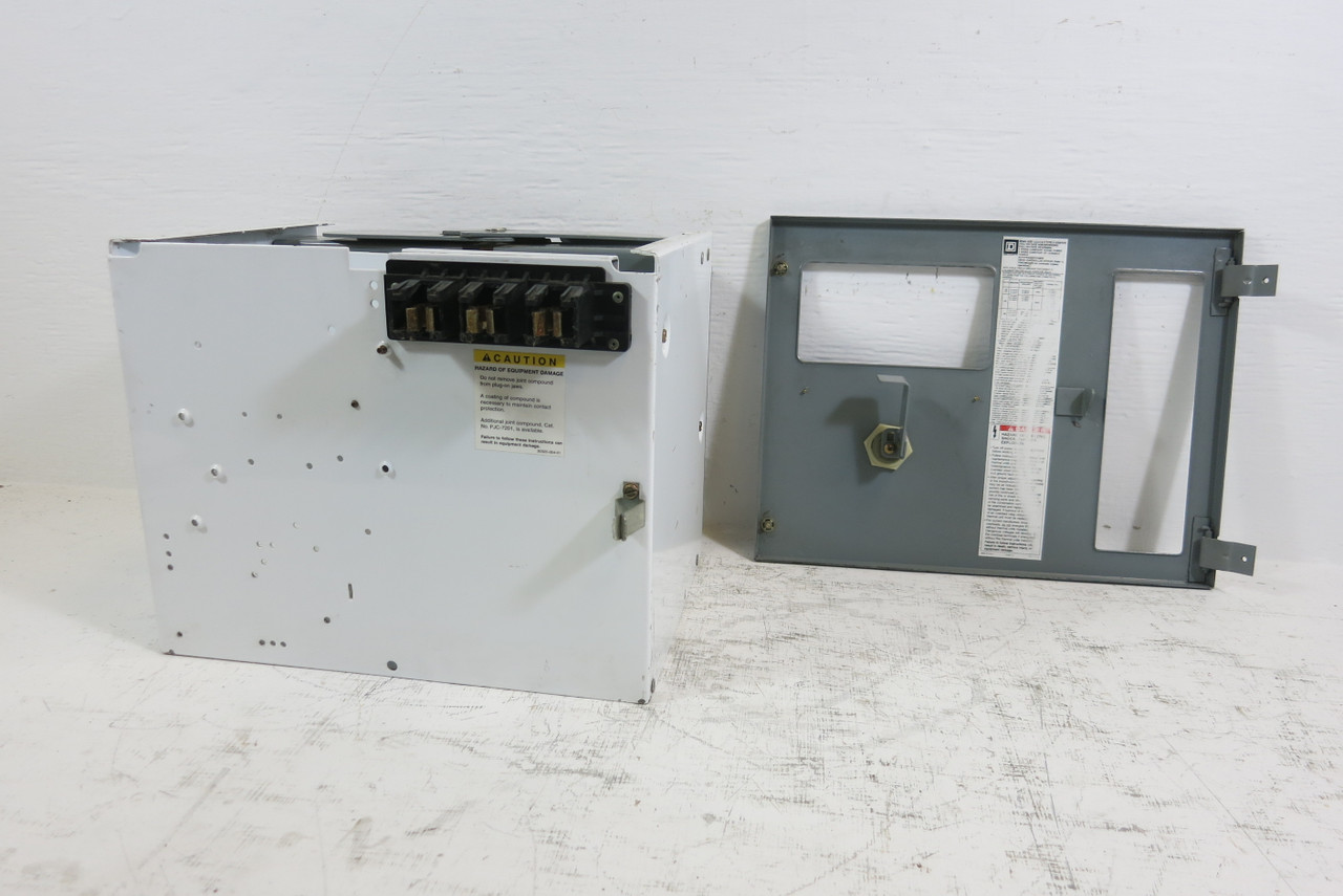 Square D Model 6 100A Breaker 12" MCC Feeder Bucket 100 Amp (BJ0993-4)