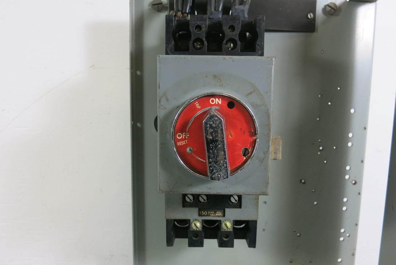 General Electric GE 7700 Series 150A Breaker Feeder 30" MCC Bucket 150 Amp (BJ0995-1)