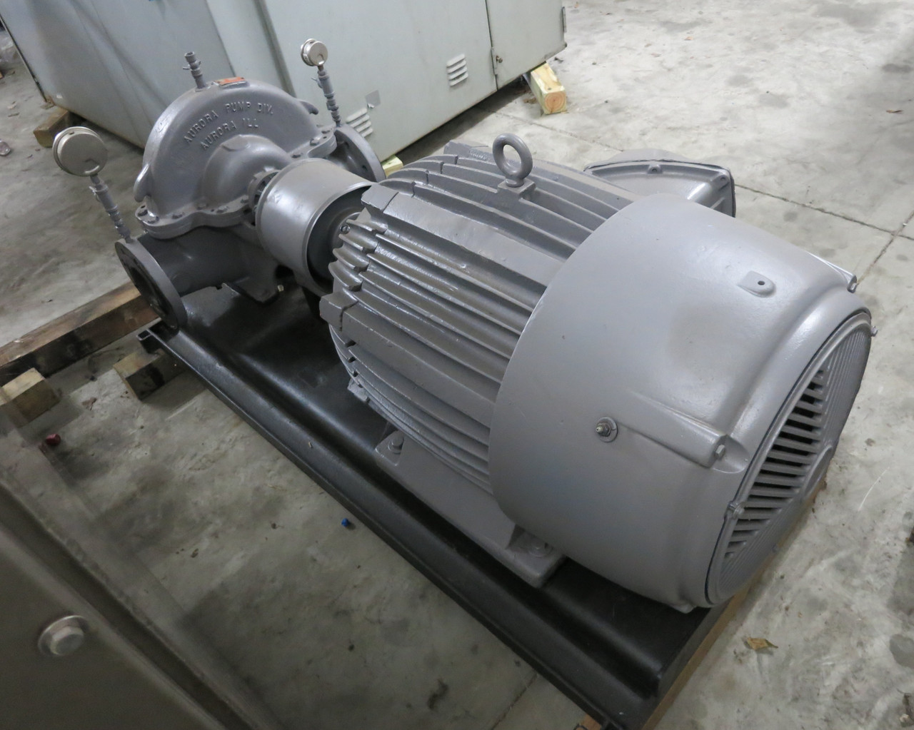 Aurora 411-BF Split Case Centrifugal Pump 75 HP Motor 1029 GPM 4x5x15 460V (DW7009-1)