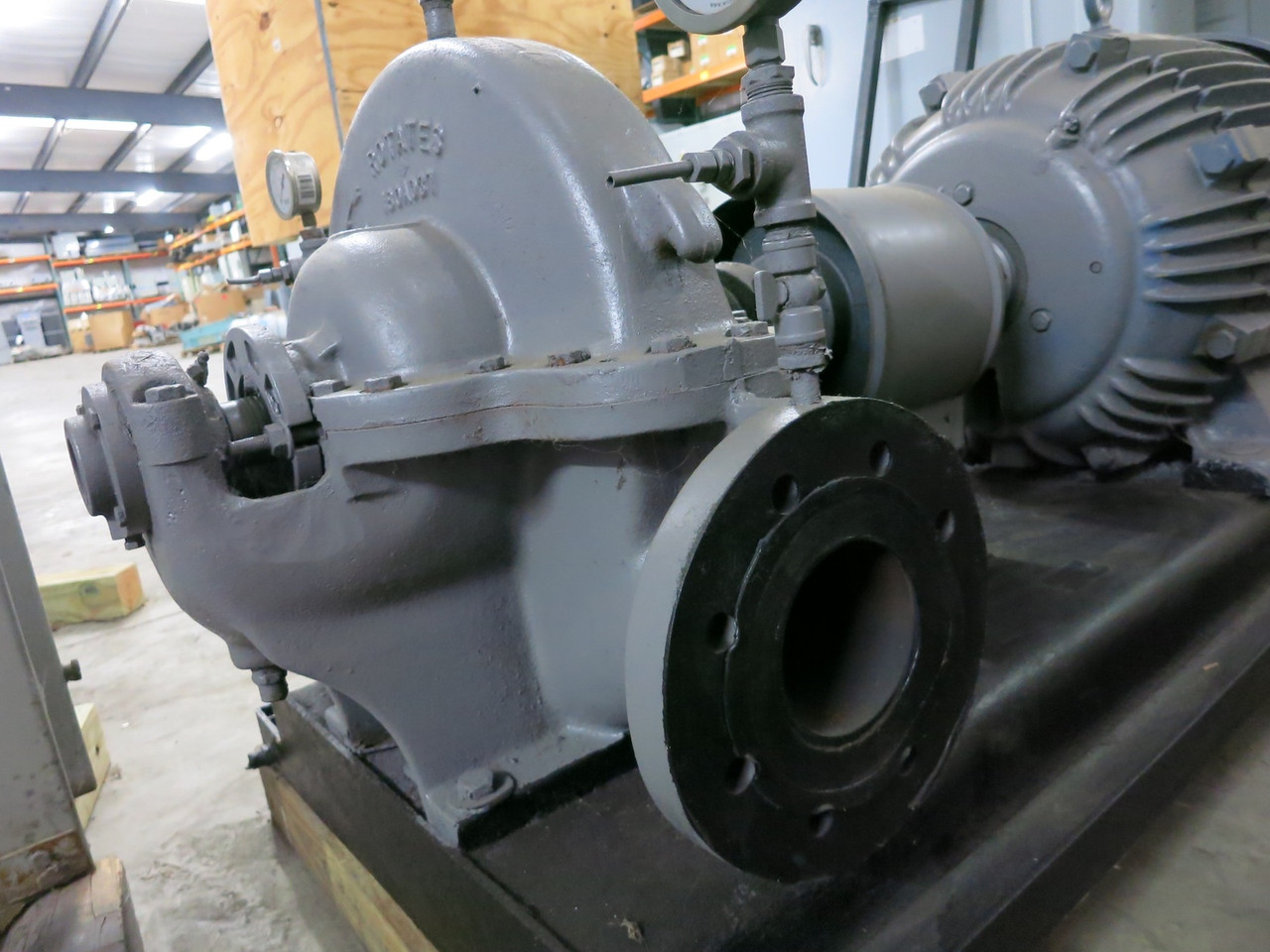 Aurora 411-BF Split Case Centrifugal Pump 75 HP Motor 1029 GPM 4x5x15 460V (DW7009-1)