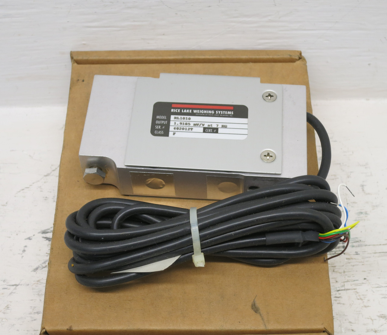 NEW Rice Lake RL1010-7KG Single Point Load Cell 1010 10ft 2mV/V Potted SPT IP67 (DW7011-1)